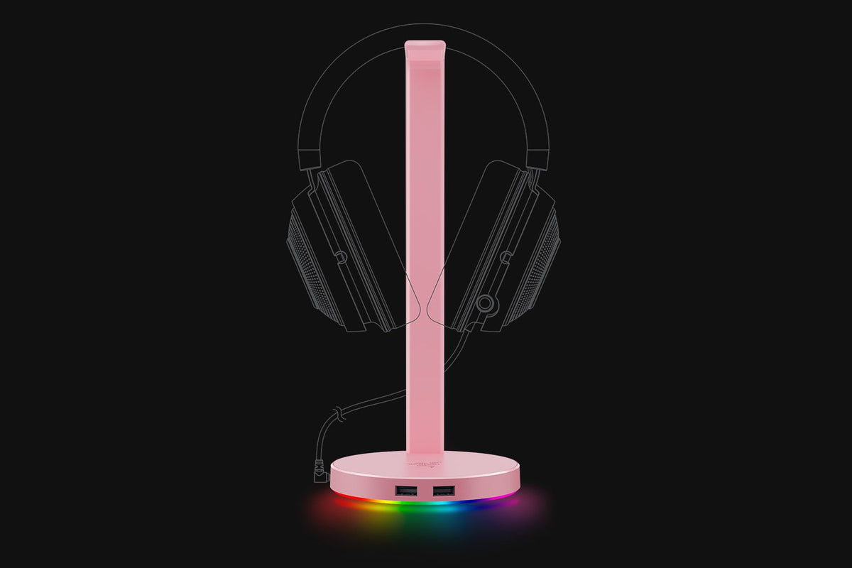 Station V2 Chroma Pink Razer Headset Stand Pink Razer Base Station