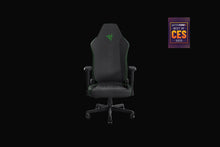Load image into Gallery viewer, Razer Iskur V2 X - Black / Green Fabric
