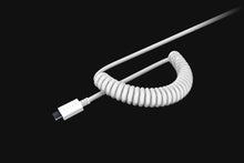 Load image into Gallery viewer, Razer PBT Keycap + Coiled Cable Upgrade Set - Mercury White
